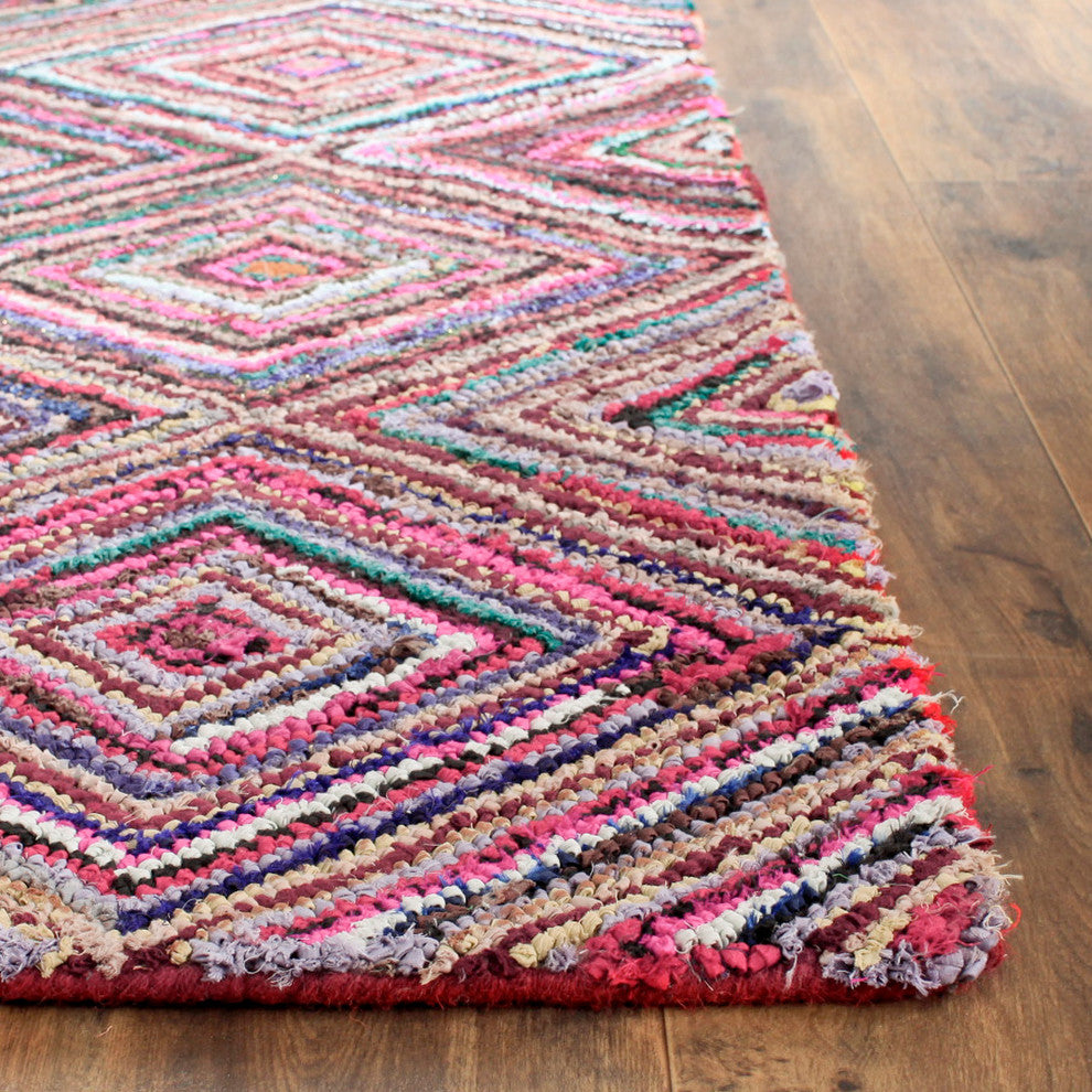 Safavieh Nantucket Collection NAN317 Rug, Multi, 6' Square