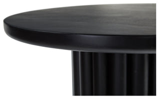 Lyla Solid Wood Counter Table, Charcoal