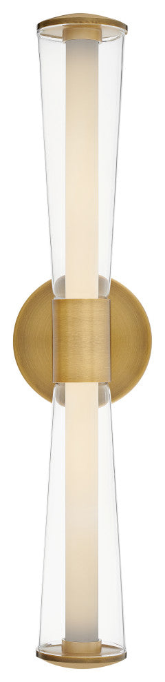 Hinkley Elin Bathroom Vanity Light, Lacquered Brass