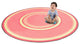 Kid Essentials Rug, Ripples, Pretty Pink, 5'4"