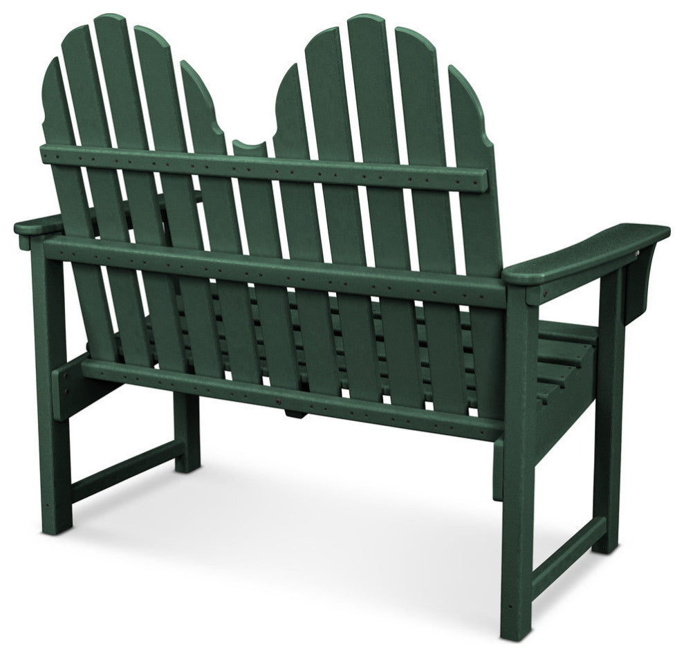 Trex Outdoor Furniture Cape Cod Adirondack 48" Bench, Rainforest Canopy