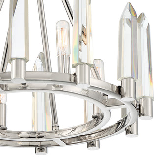 Watson Four Light Ceiling Mount in Polished Nickel