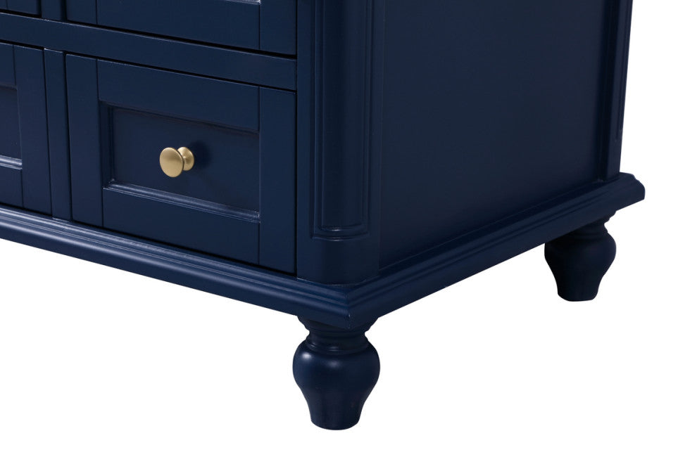 Home Living 42" Single Bathroom Vanity, Blue