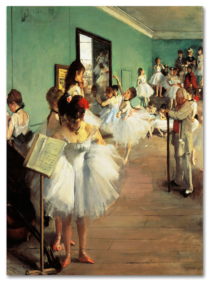 'Dance Examination, 1873-74' Canvas Art by Edgar Degas