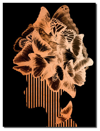 Wall Decor 'Gilt Mod XVIII' in ArtPlexi, 16"x12"