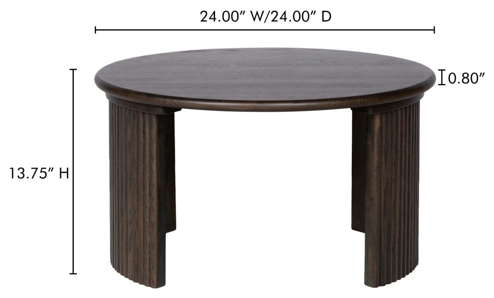 Penny Small Coffee Table Dark Brown