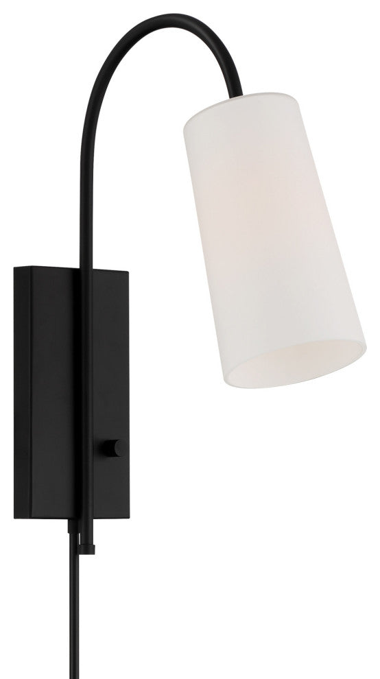 Crystorama Lighting Group ALX-4501 Alexa 19" Tall Wall Sconce - Matte Black