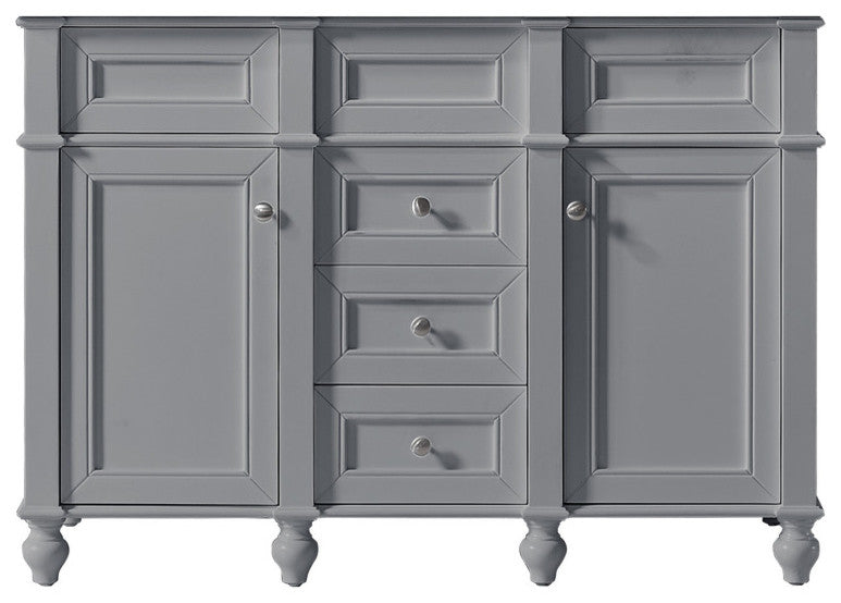 48" Single Bathroom Vanity Base, Taupe Gray