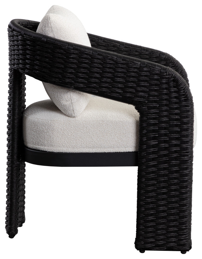 Pylos Dining Armchair, Black, Louis Cream