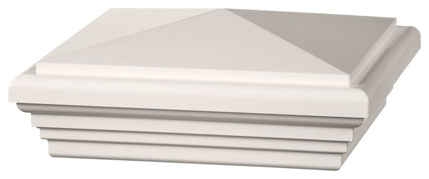 Outdoor Essentials Vinyl Fence Classic Post Cap, 5 Inch X 5 Inch