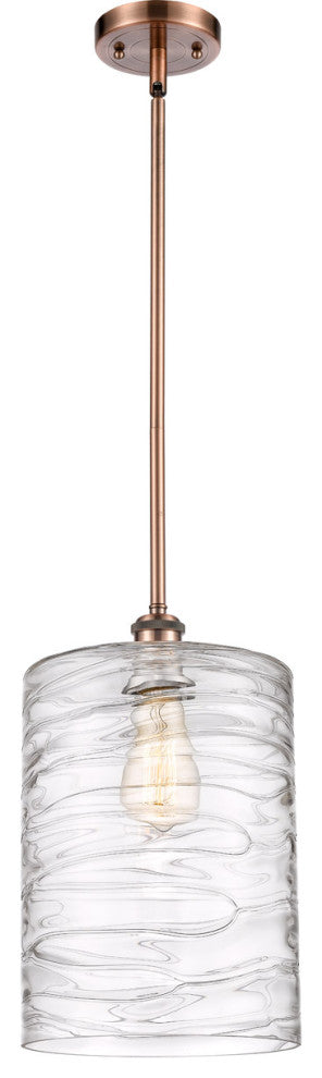 Innovations 516-1S-AC-G1113-L 1-Light Mini Pendant, Antique Copper