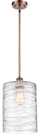 Innovations 516-1S-AC-G1113-L 1-Light Mini Pendant, Antique Copper
