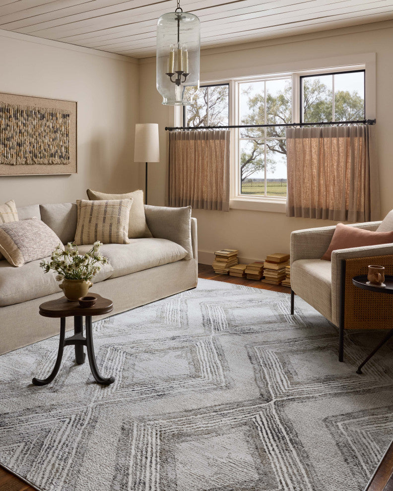 Loloi Hollis Mist / Natural 7'-10" x 10' Area Rug