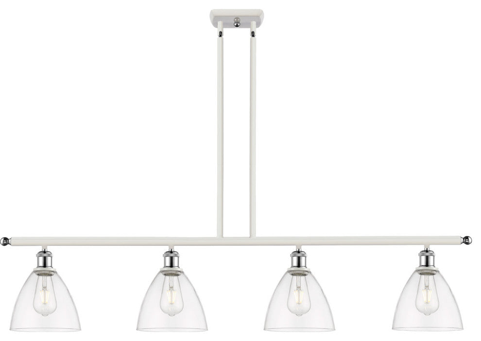 Innovations 516-4I-WPC-GBD-752 4 Light Island Light, White, Polished Chrome