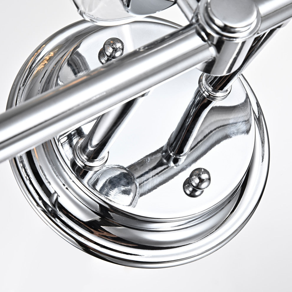 CHLOE Lighting Joyce Contemporary 3-Light Bath Vanity Fixture, Chrome