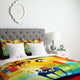 Deny Designs Robin Faye Gates Cheeze It Thank You Duvet Cover - Lightweight