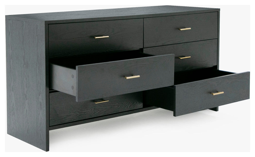 Modrest Wales Modern Gray Ash Dresser