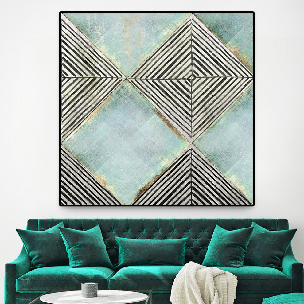 "Revival" Oversized Framed Canvas, 45" x 45"
