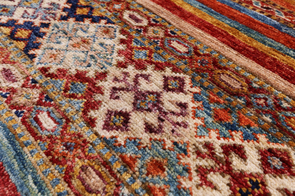 2' 6" X 4' 0" Khorjin Super Kazak Hand Knotted Wool Rug Q11033