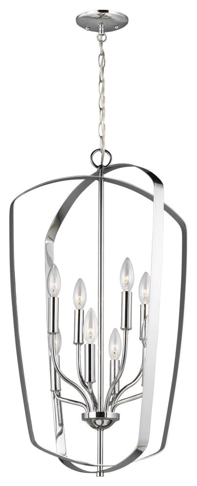 Romee Large 8-Light Hall/Foyer, Chrome