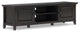 Amherst SOLID WOOD 72 inch Low TV Media Stand, Hickory Brown