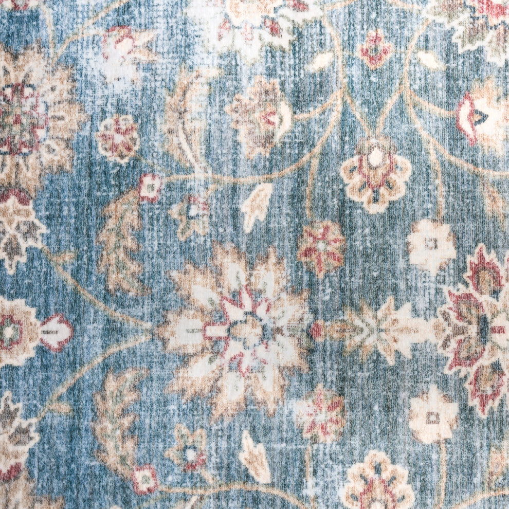 Safavieh Martha Stewart MSRW112 Rug Machine-Washable, Green/Beige, 8'x10'