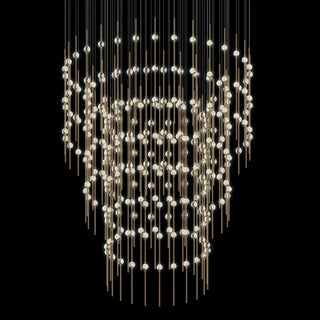 Sonneman 2174.C Constellation Centaurus Pyramid 3 Light 48"W LED - Satin Nickel