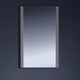 Torino Mirror, Gray, 21"