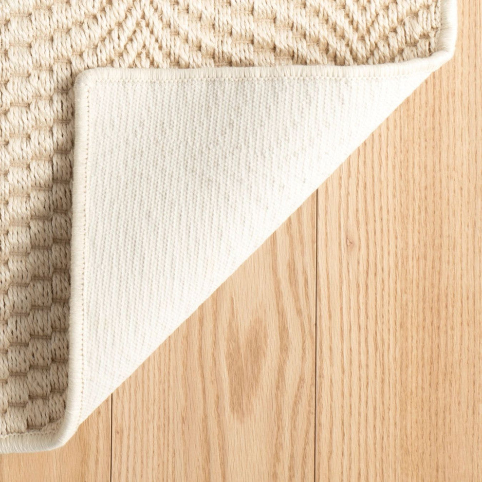 Dash & Albert Wave Sand Woven Sisal Rug, Natural, 5' x 8'