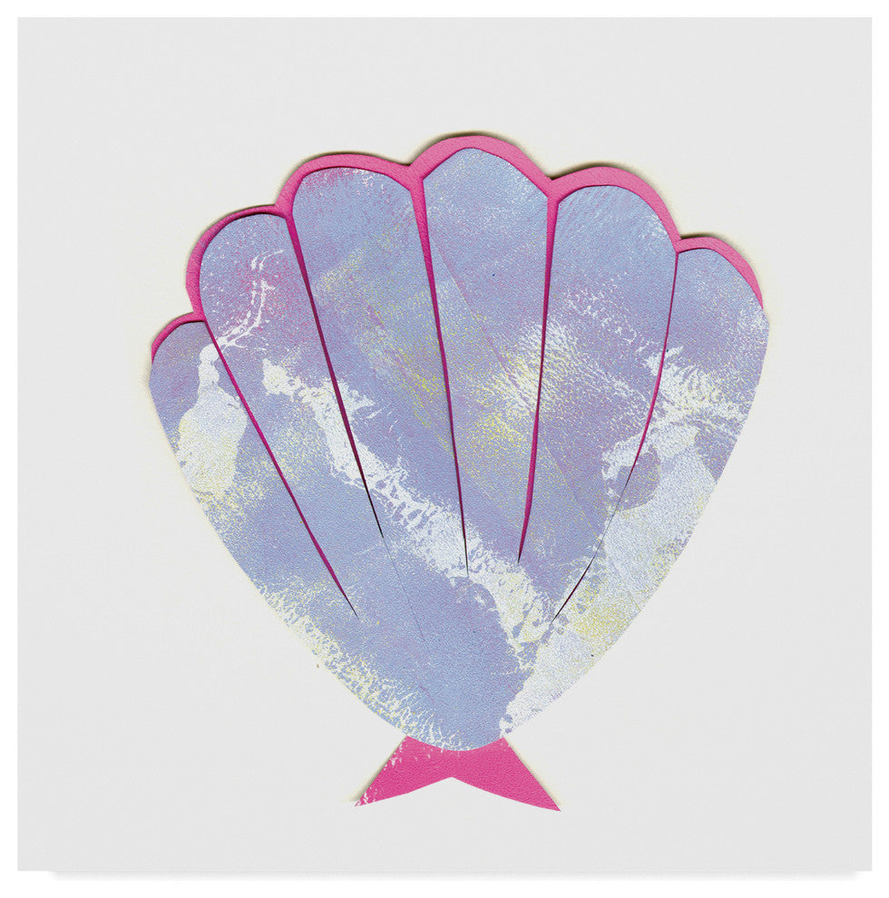 "Seashell Purple" by Summer Tali Hilty, Canvas Art