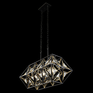 Marcia 3-Lt Linear Pendant - MB/FG