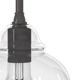Hunter 7" Dunshire Noble Bronze, Clear Glass 1 Light Pendant Ceiling