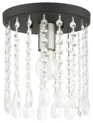 Black Transitional, Dazzling, Modern Classic, Petite Flush Mount