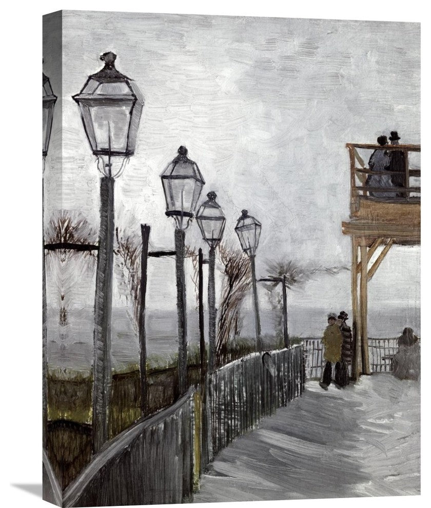 "Terrace and Observation Deck at the Moulin" Artwork, 16"x22"