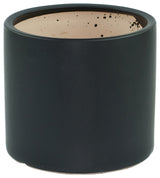 Large Ceramic Pot 10'' Black