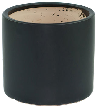 Large Ceramic Pot 10'' Black