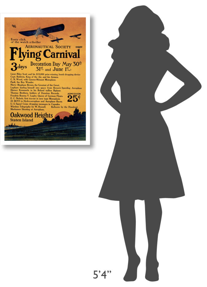 "Aeronautical Society Flying Carnival" Digital Paper Print by Unknown, 22"x32"