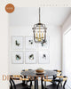 3 Light Lantern Pendant Light Fixture Farmhouse Cage Chandelier