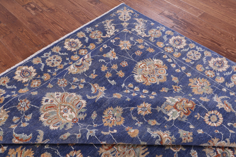 8' 1" X 9' 8" Peshawar Handmade Wool Rug Q10441