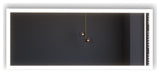 Smart Angelina Dimmable LED Bathroom Mirror with Voice Control, 72" x 30"