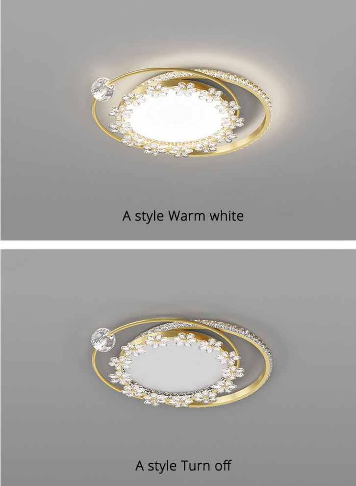 Sankt Vith | Luxury Circle LED Chandelier, Gold, A