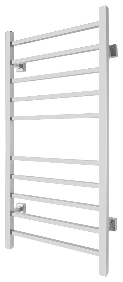 Metropolitan Towel Warmer Dual Connection Polished, 10 Bars