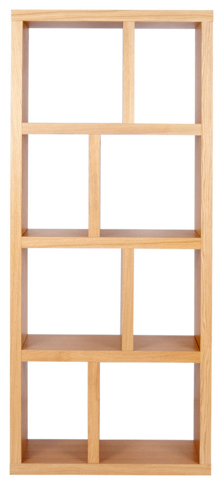 Berlin 4 Levels Bookcase, 70 cm., Oak