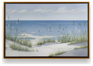 "Sandy Whispers" - A Serene Coastal Dance