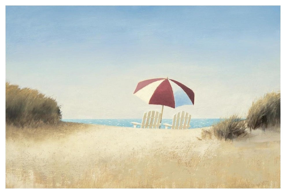 "Morning Beach I" Digital Paper Print by James Wiens, 50"x34"