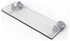Sag Harbor 16" Glass Vanity Shelf with Beveled Edges, Polished Chrome