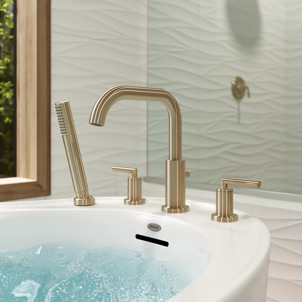 Jacuzzi RC95 Contento Deck Mounted Roman Tub Filler - Chrome