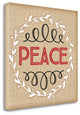 "Burlap Peace" By Jennifer Pugh, Giclee Print on Gallery Wrap Canvas