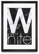 "White Marble" Matted and Framed, 52"x36"