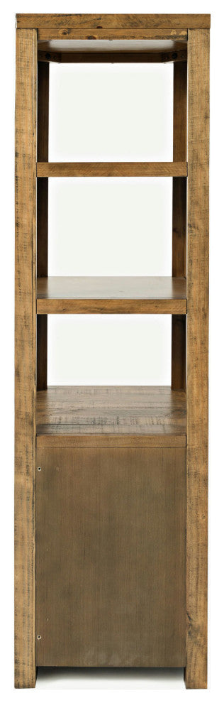 Telluride Rustic Distressed Pine Two Pier and Bridge Set
